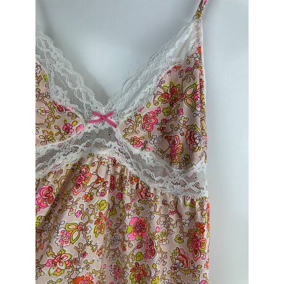 NWT Victoria's Secret Sweetheart Babydoll Lingerie Lace Floral Nighty Top Large - Picture 5 of 10